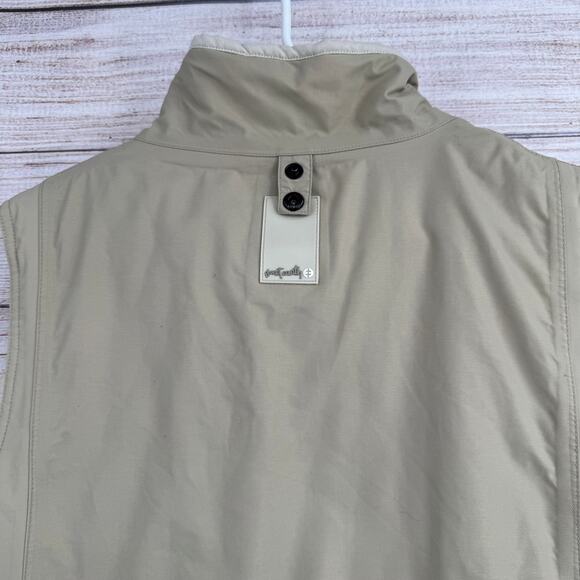 Planet Earth 3 in 1 Vest and Snowboard Jacket Mens Medium Brown Beige - Picture 14 of 16